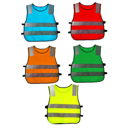 Safety Kids Reflective Stripes Clothing Children Reflective Vest(Dark Green) - Reflective Safety Clothing by buy2fix | Online Shopping UK | buy2fix