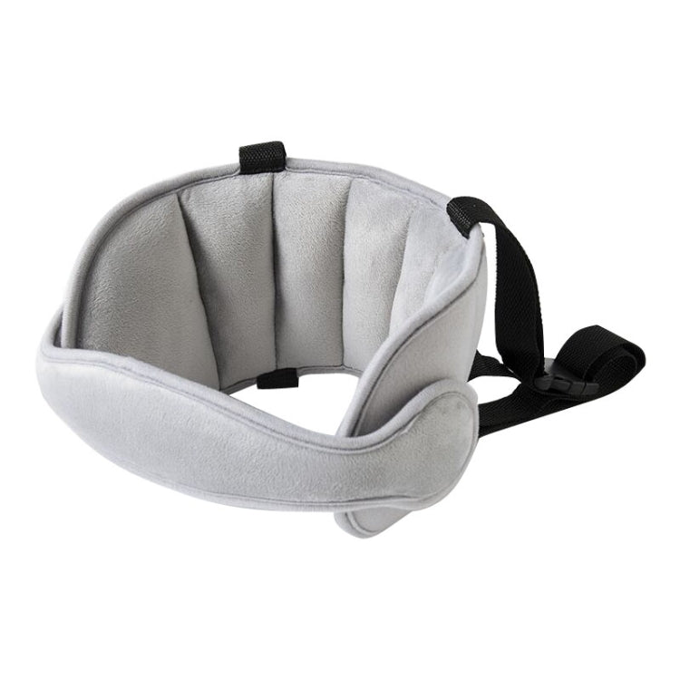 Child Car Seat Head Support Comfortable Safe Sleep Solution Pillows Neck Travel Stroller Soft Cushion(Grey) - Seat Belts & Padding by buy2fix | Online Shopping UK | buy2fix