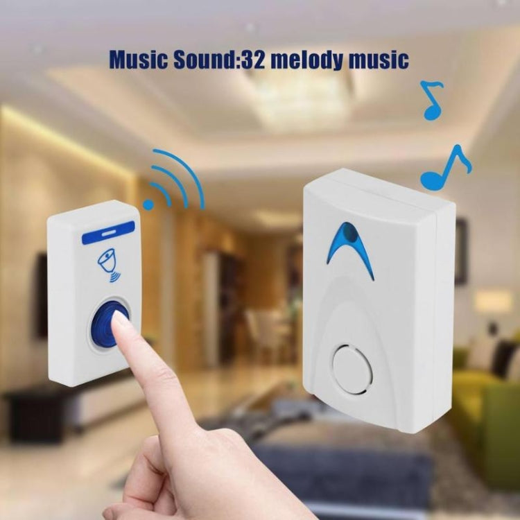 AST-15 Home Wireless Doorbell 1 In 1 Long-Distance Remote Control Electronic Doorbell Old Pager - Security by buy2fix | Online Shopping UK | buy2fix