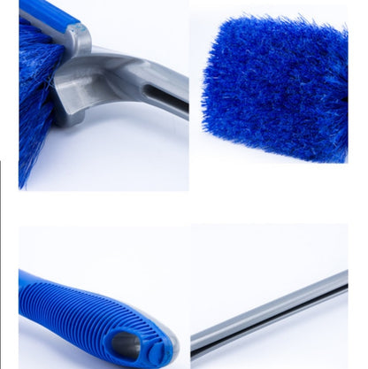 3 PCS Wheel Hub Long-Handled Brush Special Tool For Powerful Decontamination & Cleaning Of Tires, Colour: Blue Short Handle - Car washing supplies by buy2fix | Online Shopping UK | buy2fix