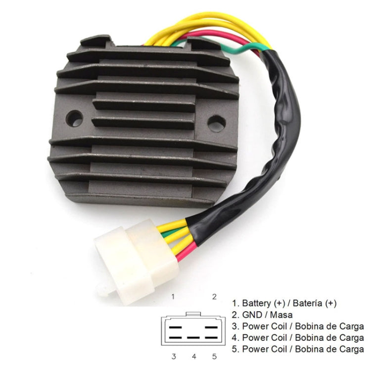 2005.2 Motorcycle Rectifier For Kawasaki / Yamaha XVZ1300 A - In Car by buy2fix | Online Shopping UK | buy2fix