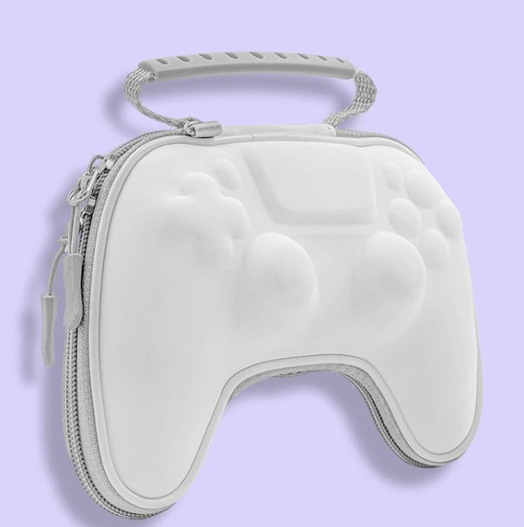 2 PCS Gamepad Storage Bag EVA Portable Protective Cover For PS5(White) - Bags by buy2fix | Online Shopping UK | buy2fix