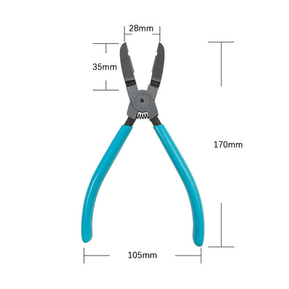 17.5cm Car Plier Auto Car Trim Clip Door Panel Diagonal Plier Rivets Fastener Trim Clip Cutter Remover Puller Tool - In Car by buy2fix | Online Shopping UK | buy2fix