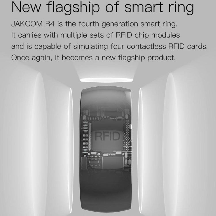 JAKCOM R4 Smart Ring Multifunctional Lord Of The Rings, Size: 66mm for Apple & Android(Number 11) - Smart Wear by JAKCOM | Online Shopping UK | buy2fix