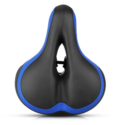 Reflective Seat Bicycle Seat Bicycle Saddle Seat(Black Blue) - Outdoor & Sports by buy2fix | Online Shopping UK | buy2fix