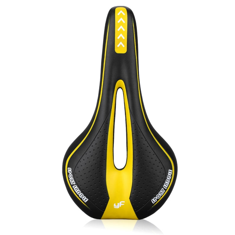 YAFEE YF-1018 Mountain Bike Saddle Bicycle Riding Saddle Bicycle Saddle(Black Yellow) - Outdoor & Sports by YAFEE | Online Shopping UK | buy2fix