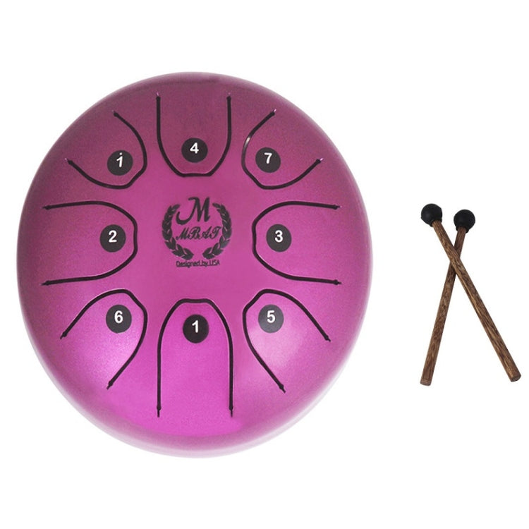 MEIBEITE 5.5-Inch C-Tune Sanskrit Drum Steel Tongue Empty  Worry-Free Drum(Purple) - Percussion Instruments by MEIBEITE | Online Shopping UK | buy2fix