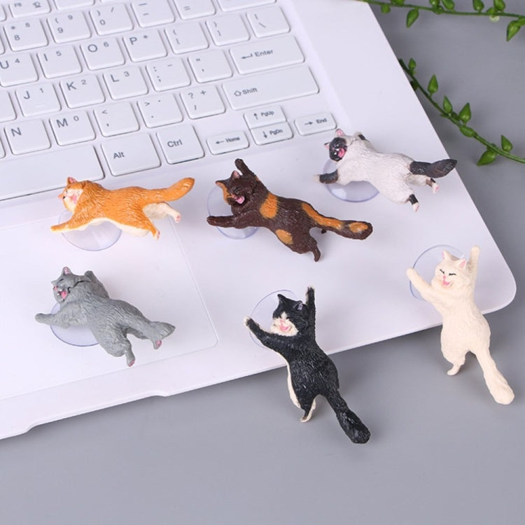 60 PCS Sucker Design Cute Cat Smartphone Holder(Black) - Desktop Holder by buy2fix | Online Shopping UK | buy2fix