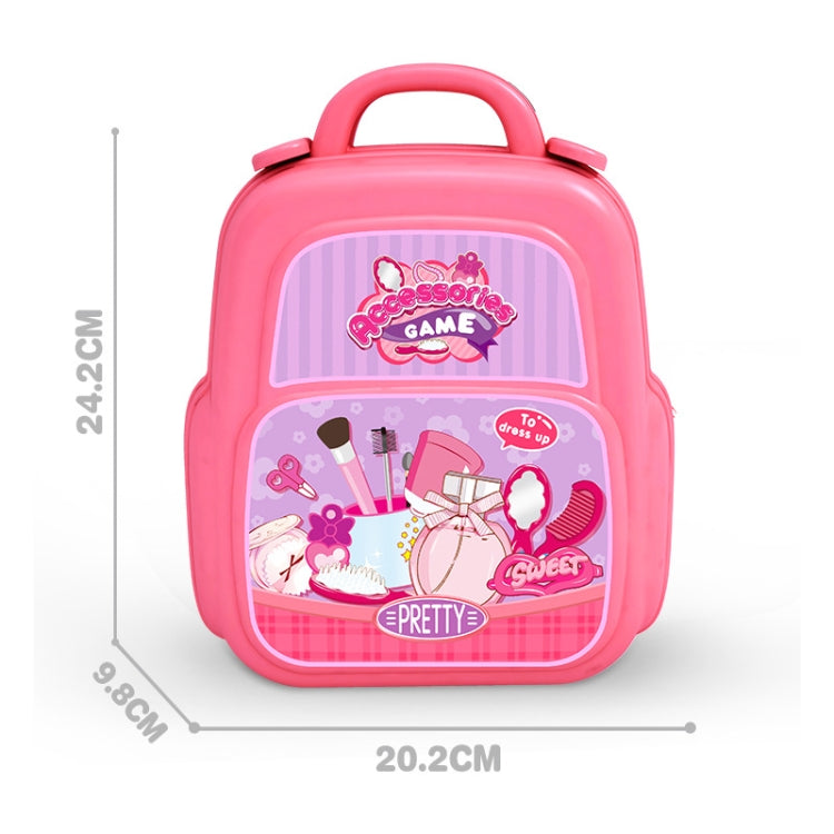 Educational Toys Children Simulation Pretend Play House Toys Kit Backpack(Dressing) - Pretend Play Toys by buy2fix | Online Shopping UK | buy2fix