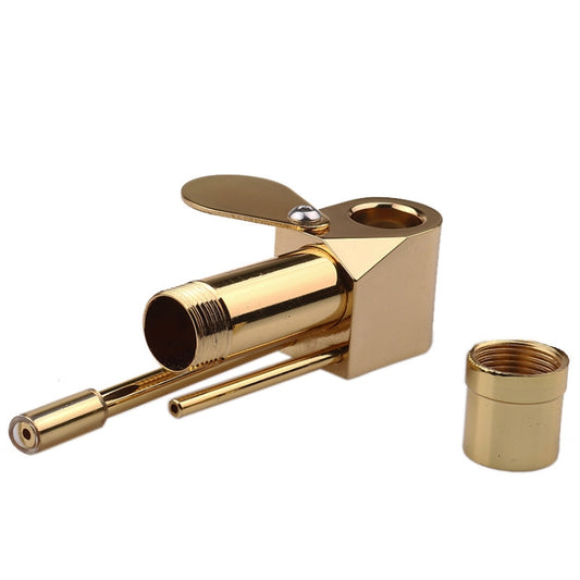 Metal Brass Pipe Golden Removable Small Pipe - Home & Garden by buy2fix | Online Shopping UK | buy2fix