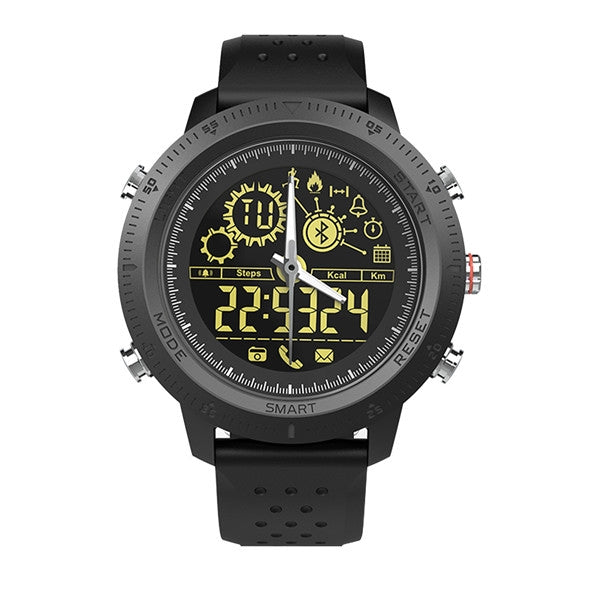 NX02 Sport Smartwatch IP67 Waterproof Support Tracker Calories Pedometer Smartwatch Stopwatch Call SMS Reminder(black) - Smart Wear by buy2fix | Online Shopping UK | buy2fix