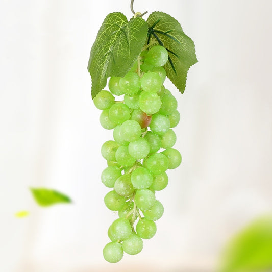 4 Bunches 60 Green Grapes  Simulation Fruit Simulation Grapes PVC with Cream Grape Shoot Props - Camera Accessories by buy2fix | Online Shopping UK | buy2fix