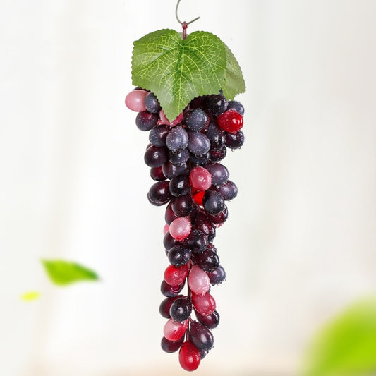 2 Bunches 85 Grain Agate Grapes Simulation Fruit Simulation Grapes PVC with Cream Grape Shoot Props - Camera Accessories by buy2fix | Online Shopping UK | buy2fix