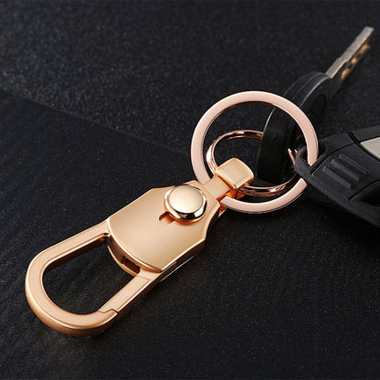 JOBON ZB-098 Car Keychain Men Waist Holding Key Pendant Ring(Golden) - Key Rings by JOBON | Online Shopping UK | buy2fix