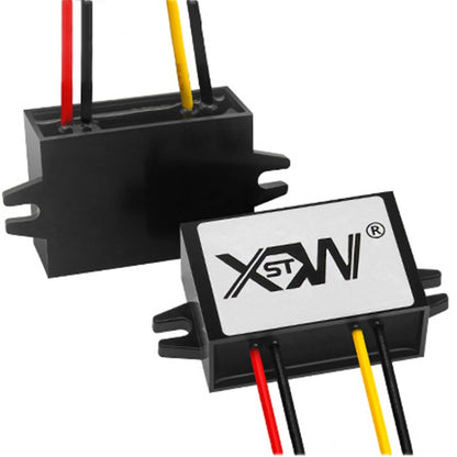 XWST DC 12/24V To 5V Converter Step-Down Vehicle Power Module, Specification: 12/24V To 5V 2A Medium Rubber Shell -  by buy2fix | Online Shopping UK | buy2fix