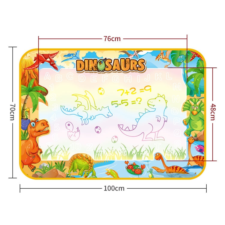 Children Luminous Magic Graffiti Water Drawing Mat, Size: 100 x 70cm, Style: 2 Pens Set - Drawing Toys by buy2fix | Online Shopping UK | buy2fix