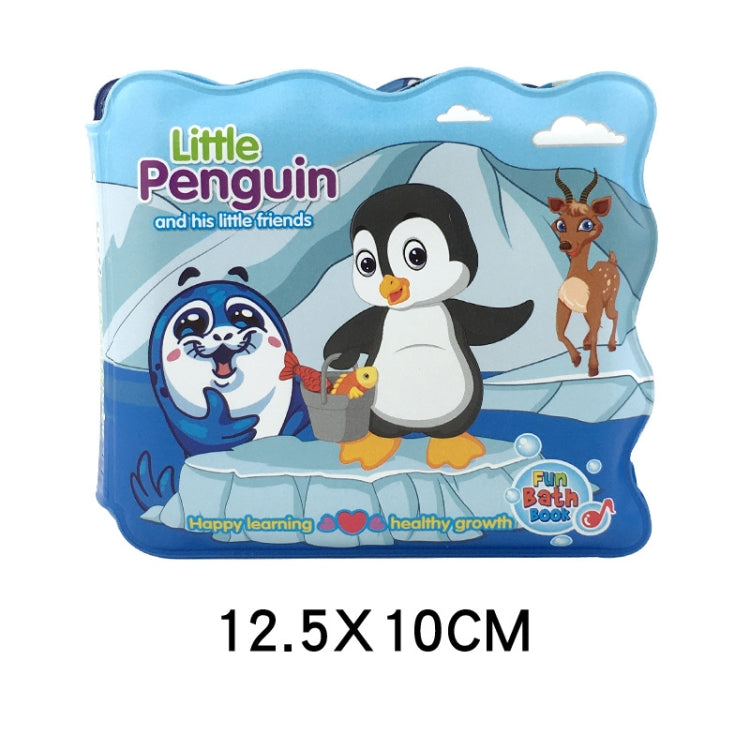 3 PCS EVA Fun Bath Book For Infants Children Playing In Water Early Education Cloth Book Bath Toy(Little Penguin) - Early Education Toys by buy2fix | Online Shopping UK | buy2fix