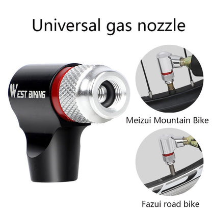 Bicycle CO2 Portable Mini Pump(Black) - Bicycle Locks & Bicycle Pumps by WEST BIKING | Online Shopping UK | buy2fix