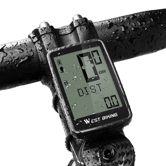 WEST BIKING Mountain Road Bike Five Language Code Table USB Riding Wireless Code Table Speedometer(Black) - Speedometers by WEST BIKING | Online Shopping UK | buy2fix