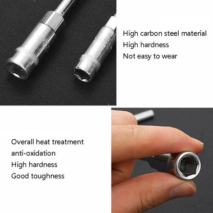4 PCS T-Wrench Car Assembly Repair Sleeve Wrench Hexagon Lengthening Socket, Specification: 15mm - In Car by buy2fix | Online Shopping UK | buy2fix