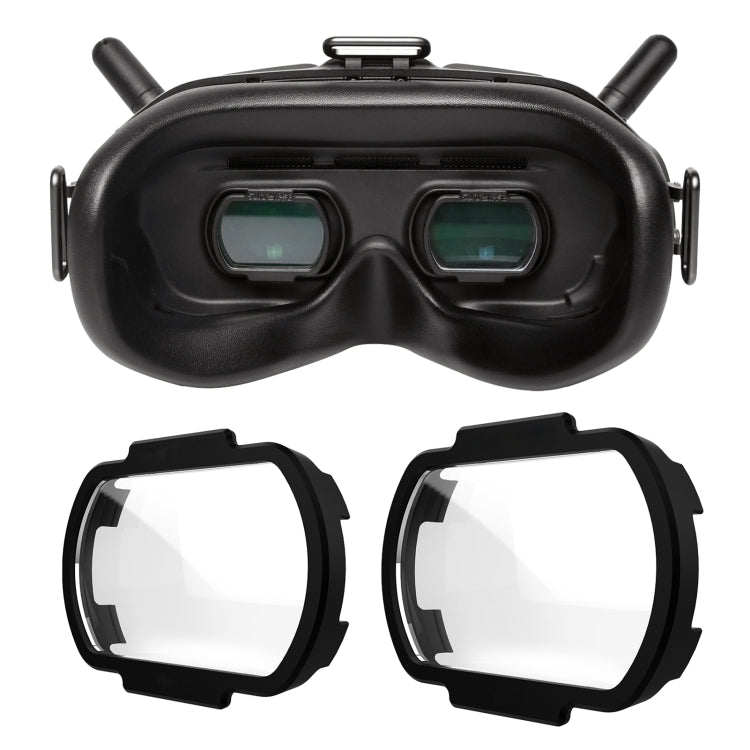 Sunnylife FV-Q9334 2 PCS Myopia Lens Nearsighted Corrective Aspherical Lens for DJI FPV Goggles V2, Colour: 250 Degree - Lens Accessories by Sunnylife | Online Shopping UK | buy2fix