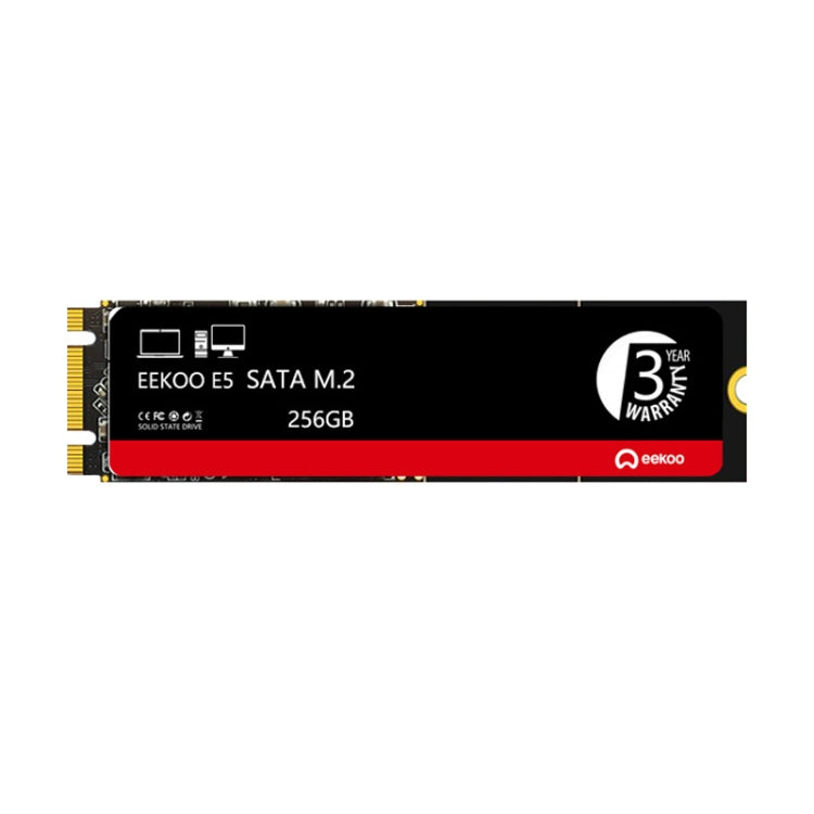 Eekoo E5 M.2 SATA Solid State Drives for Desktops / Laptops, Capacity: 256G - Computer & Networking by eekoo | Online Shopping UK | buy2fix