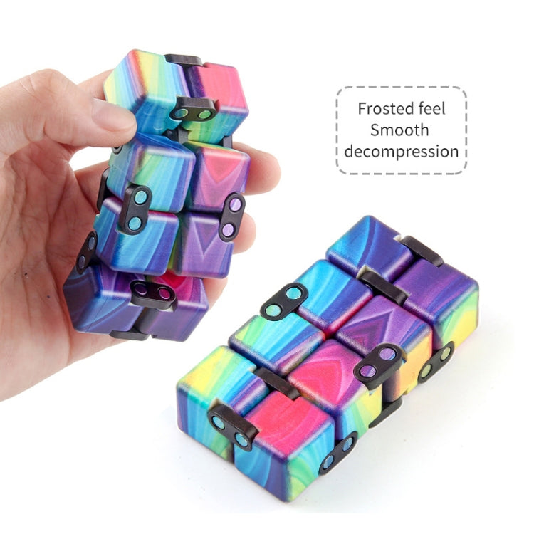 3 PCS Unlimited Magics Cube Colorful UV Printing Pocket Magic Cube Variety Folding Fingertip Magic Cube Decompression Toy(No.168-8-33 White Skull) - Magic Cubes by buy2fix | Online Shopping UK | buy2fix