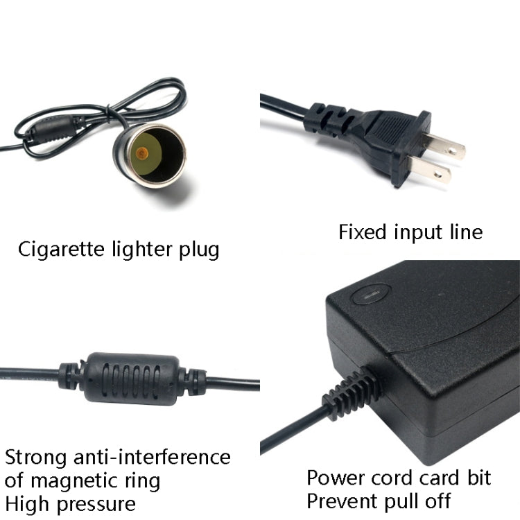 200V Turn 12V Power Converter Double Line Car Cigarette Lighter, US Plug, Model: 12V 6A 72W - In Car by buy2fix | Online Shopping UK | buy2fix