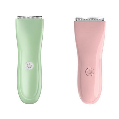 Infant And Children Hair Clipper Electric Hair Clipper Rechargeable Shaving Cutter(Green) - Hair Trimmer by buy2fix | Online Shopping UK | buy2fix