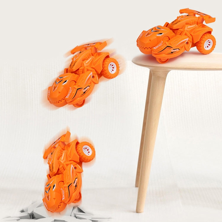 2 PCS Dinosaur Deformation Car Children Inertial Sliding Car Model Toy(Rose Red) - Model Toys by buy2fix | Online Shopping UK | buy2fix