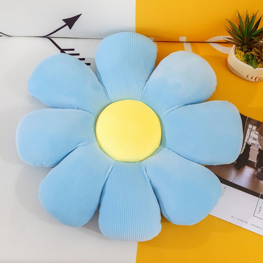 Small Daisy Flower Soft Elastic Cushion Pillow 72cm(Sky Blue) - Home & Garden by buy2fix | Online Shopping UK | buy2fix