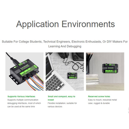 Waveshare 25411 3.3/5V USB To UART/I2C/SPI/JTAG Converter, Supports Multiple Interfaces - Modules Expansions Accessories by Waveshare | Online Shopping UK | buy2fix