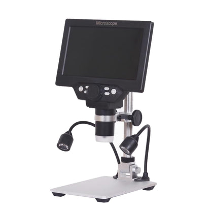 G1200D 7 Inch LCD Screen 1200X Portable Electronic Digital Desktop Stand Microscope(AU Plug With Battery) - Consumer Electronics by buy2fix | Online Shopping UK | buy2fix