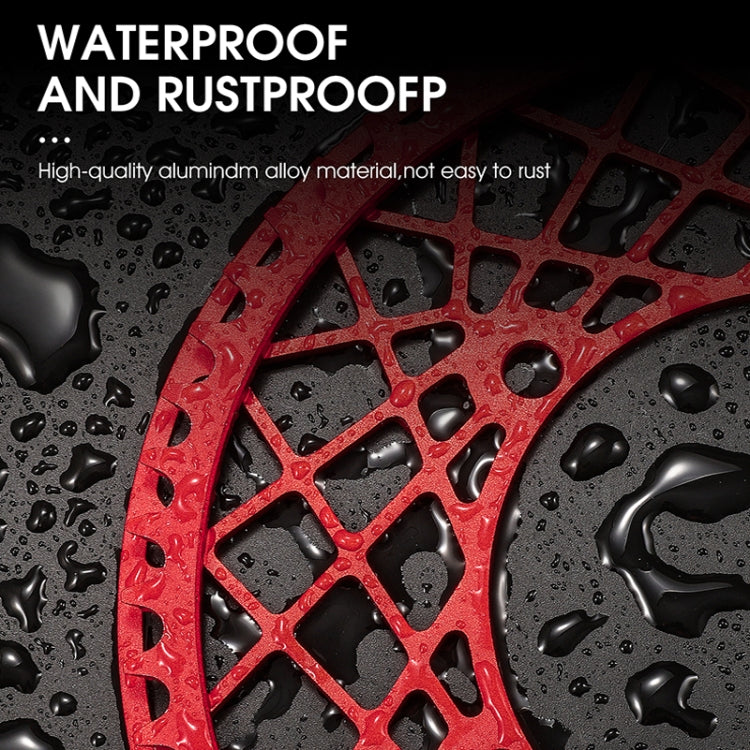 WEST BIKING Folding Bicycle Aluminum Alloy Waterproof Crankset, Colour: 53T（Red） - Outdoor & Sports by WEST BIKING | Online Shopping UK | buy2fix