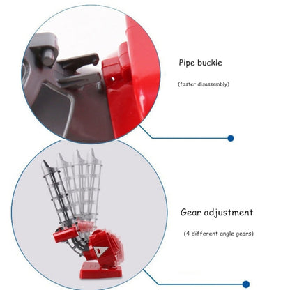 2 in 1 Tennis & Baseball Automatic Serving Machine(Red) - Toy Sports by buy2fix | Online Shopping UK | buy2fix