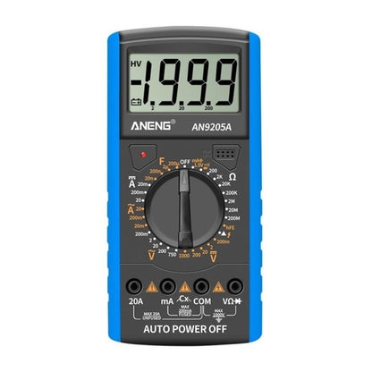 ANENG Automatic High-Precision Intelligent Digital Multimeter, Specification: AN9205A(Blue) - Consumer Electronics by ANENG | Online Shopping UK | buy2fix