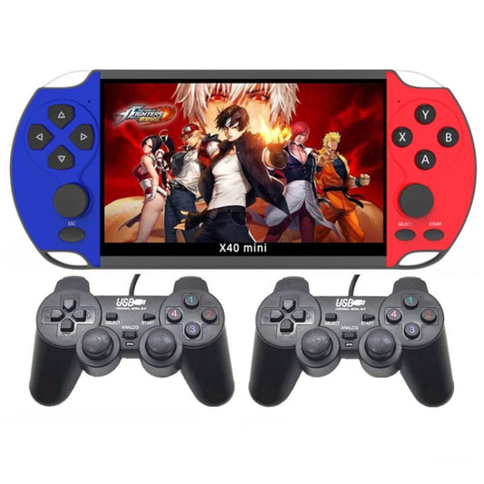 X40 mini 6.5 inch Retro Handheld Game Console with 16GB Memory, Spec: Wired Gamepads - Pocket Console by buy2fix | Online Shopping UK | buy2fix