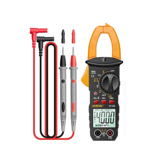 ANENG ST180 Digital Display Clamp AC & DC Intelligent Voltage Multimeter(Yellow) - Digital Multimeter by ANENG | Online Shopping UK | buy2fix