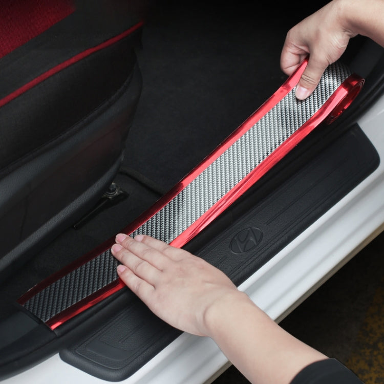 6m Car Bumper Anti-Collision Strip, Color: Two-color Red 7cm - In Car by buy2fix | Online Shopping UK | buy2fix