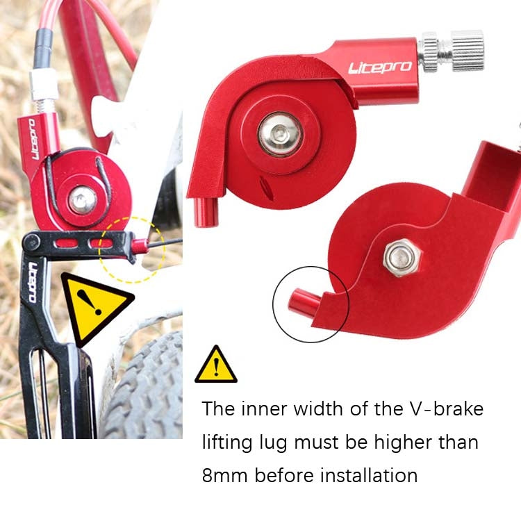 LitePro Bike V-Brake Stroke Converter(Red) - Outdoor & Sports by LitePro | Online Shopping UK | buy2fix