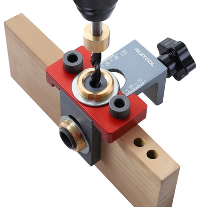 3 In 1 Punching Locator Round Wooden Connectors Open Machine(Locator Monomer+Nut Wrench) - Others by buy2fix | Online Shopping UK | buy2fix