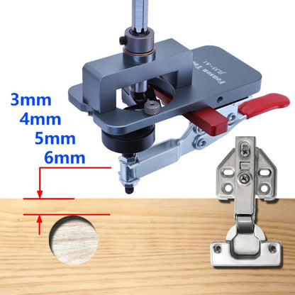 6 PCS / Set 35mm Hinge Open Hole Cabinet Door Plate Hinge Packed Locator - Others by buy2fix | Online Shopping UK | buy2fix