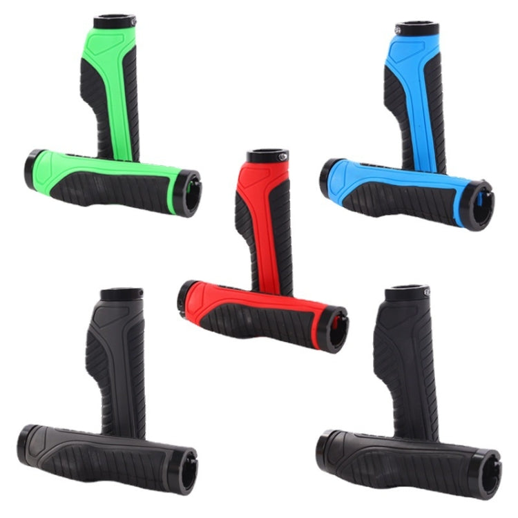 1 Pair Bicycle MTB Bike Handlebar Grips Rubber Anti-Slip Racing Bike Grip(Red) - Outdoor & Sports by buy2fix | Online Shopping UK | buy2fix