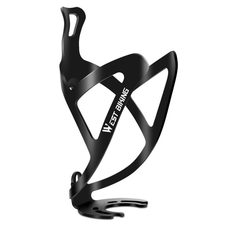 WEST BIKING Bicycle Aluminum Beverage Bottle Holder, Colour: Black - Holders by WEST BIKING | Online Shopping UK | buy2fix