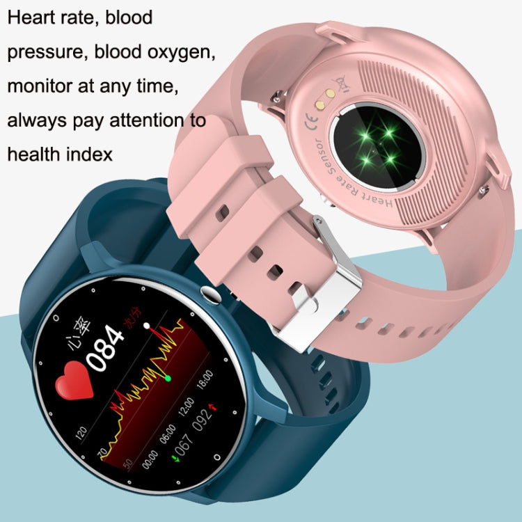 ZL02 Smart Heart Rate Blood Pressure Oxygen Monitoring Sports Pedometer Wireless Bluetooth Watch(Gold) - Smart Wear by buy2fix | Online Shopping UK | buy2fix