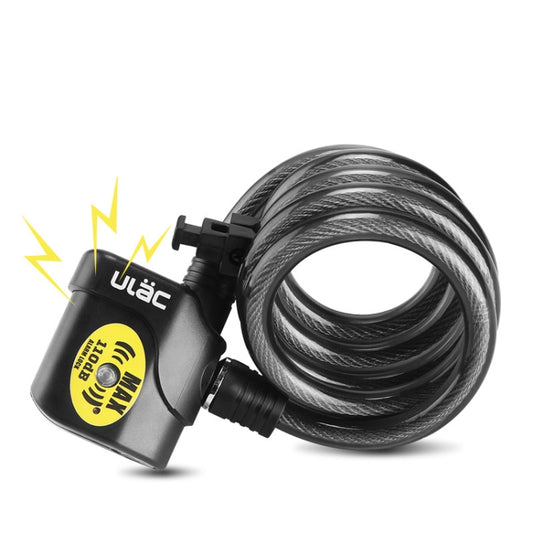 ULAC AL-3P Bicycle Alarm Cable Lock Mountain Bike Lock Cycling Supplies - Bicycle Locks & Bicycle Pumps by ULAC | Online Shopping UK | buy2fix