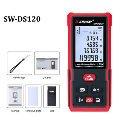 SNDWAY SW-DS120 Handheld Laser Rangefinder Infrared Laser Ruler, Distance: 120m - Consumer Electronics by SNDWAY | Online Shopping UK | buy2fix
