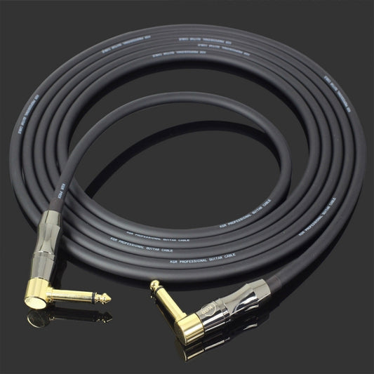 KGR Guitar Cable Keyboard Drum Audio Cable, Specification: 20m(Double Elbow Jack) - Stringed Instruments by KGR | Online Shopping UK | buy2fix