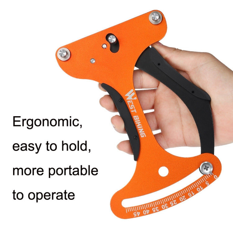 WEST BIKING Bicycle Spoke Tension Meter Rim Tensioner Calibrator(Orange) - Outdoor & Sports by WEST BIKING | Online Shopping UK | buy2fix