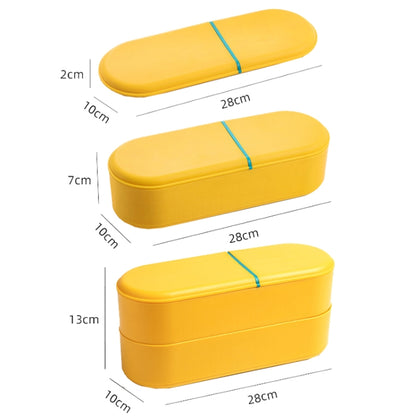 Household Battery Storage Box Data Cable Charger Storage Organizer Box, Color: Gray White Double Layer - Storage Boxes by buy2fix | Online Shopping UK | buy2fix